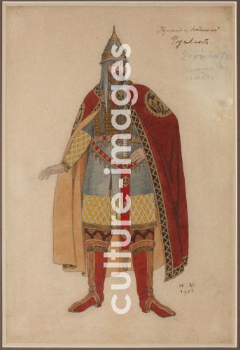 Iwan Jakowlewitsch Bilibin, Costume design for the opera Ruslan and Lyudmila by M. Glinka