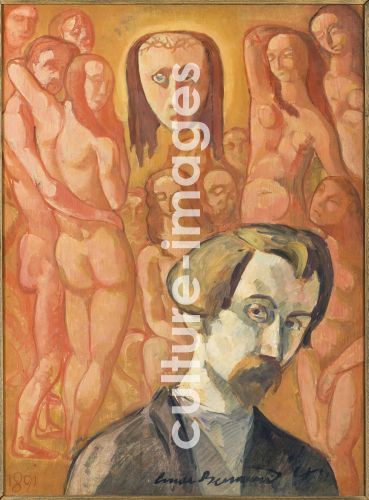 Émile Bernard, Symbolic Self-Portrait (Vision)