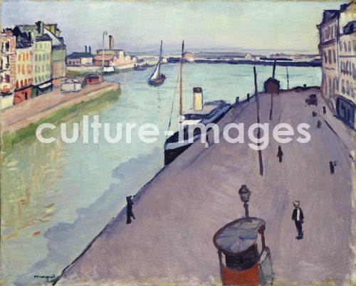 Pierre-Albert Marquet, Vue du port du Havre (Le quai de Notre-Dame)