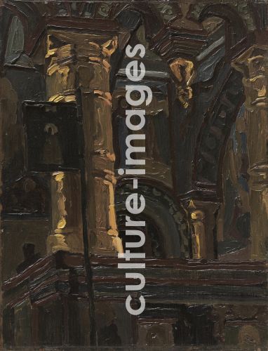 Nicholas Roerich, Rostov the Great. Interior of the Church of Our Savior na Senyakh