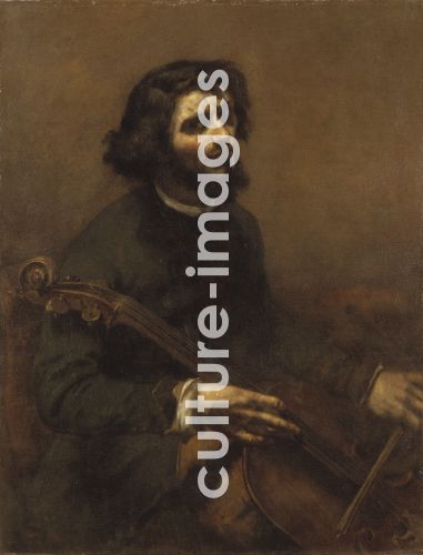 Gustave Courbet, The Cellist (Self-portrait)