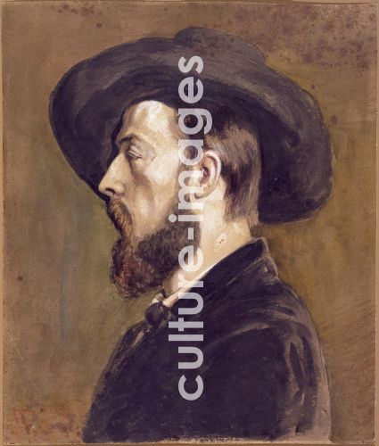 Gustave Courbet, Portrait of Johan Barthold Jongkind (1819-1891)