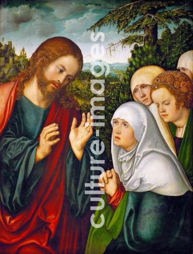 Lucas Cranach der Ältere, Abschied Christi von den Frauen