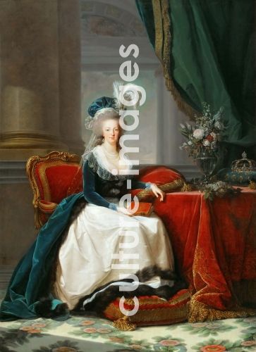 Marie Louise Elisabeth Vigée-Lebrun, Portrait of Queen Marie Antoinette of France (1755-1793)