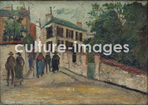 Maurice Utrillo, 12 rue Cortot, Montmartre