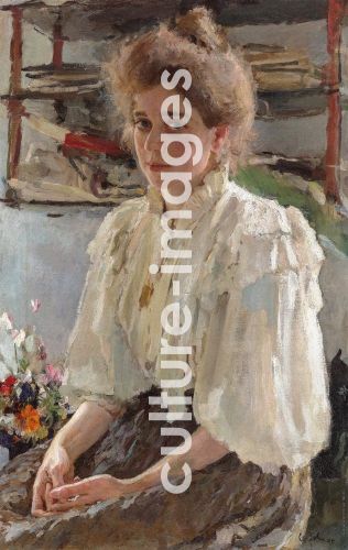 Valentin Alexandrowitsch Serow, Portrait of Maria Yakovlevna Lvova (1864-1955), née Simonovich