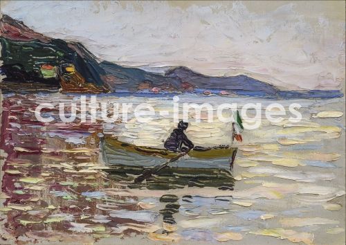 Wassily Wassiljewitsch Kandinsky, Rapallo. Boat at sea