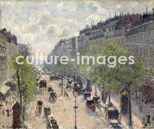 Camille Pissarro, Boulevard Montmartre, Spring