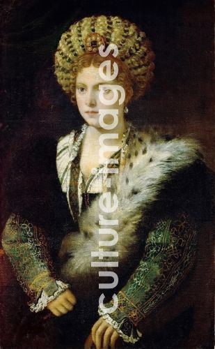 Tizian, Portrait of Isabella d