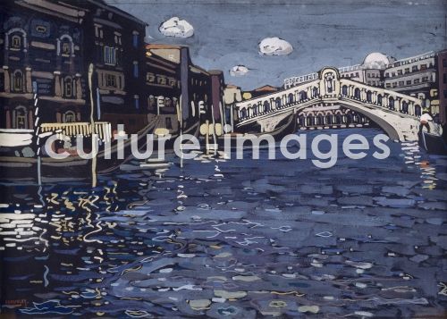 Wassily Wassiljewitsch Kandinsky, Memory from Venice 4 (Ponte di Rialto)