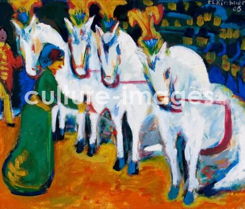 Ernst Ludwig Kirchner, Circus horses dressage