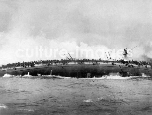 The german armoured cruiser SMS Blücher