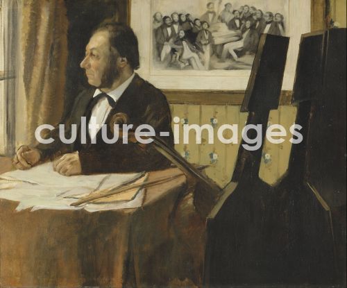 Edgar Degas, Louis-Marie Pilet, Cellist in the Orchestra of the Paris Opera