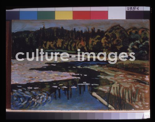 Wassily Wassiljewitsch Kandinsky, A River in autumn
