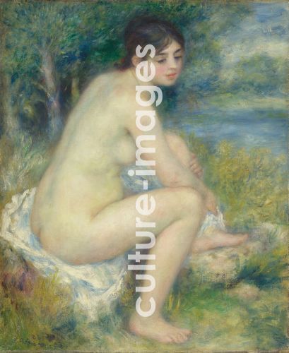 Pierre Auguste Renoir, Nude Woman in a landscape