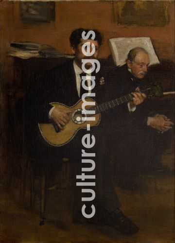 Edgar Degas, Lorenzo Pagans and Auguste de Gas
