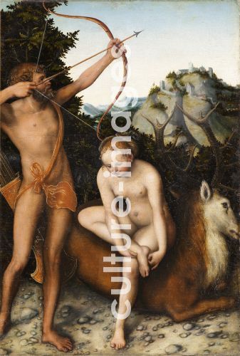 Lucas Cranach der Ältere, Apollo and Diana