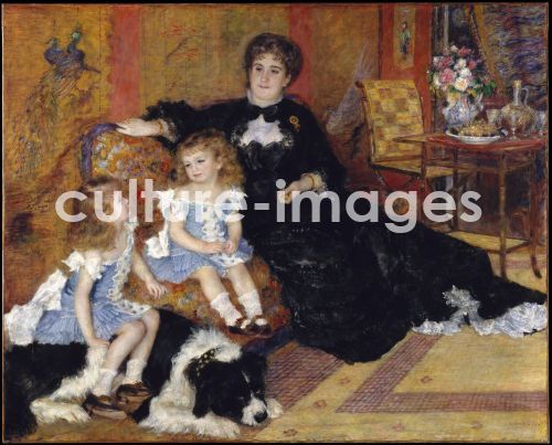 Pierre Auguste Renoir, Madame Georges Charpentier and Her Children, Georgette-Berthe and Paul-Émile-Charles