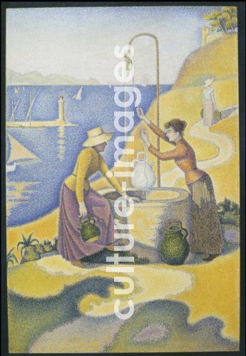 Paul Signac, Women at the well (Femmes au puits)