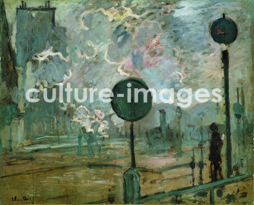 Claude Monet, The Gare Saint Lazare (Le Signal)