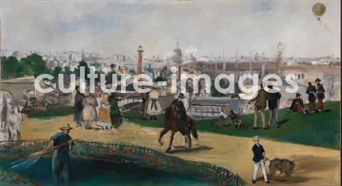 Édouard Manet, A View of the 1867 Exposition Universelle in Paris (Vue de L’Exposition Universelle de 1867)