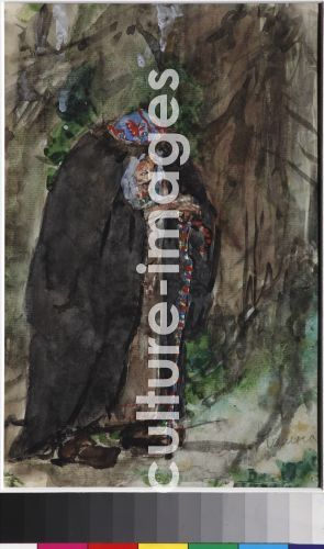 Valentin Alexandrowitsch Serow, Naina.Costume design for the opera Ruslan and Lyudmila by M. Glinka