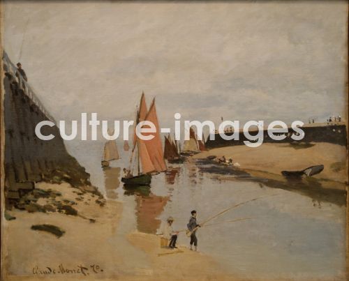 Claude Monet, The Harbour at Trouville