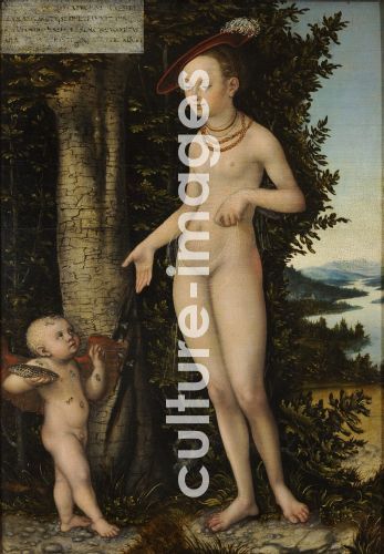 Lucas Cranach der Ältere, Venus with Cupid the Honey Thief