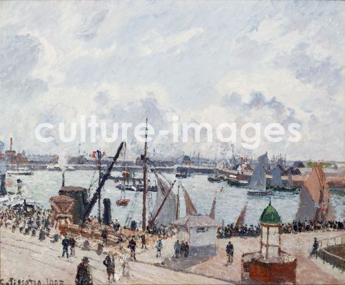 Camille Pissarro, The Outer Harbour of Le Havre. Morning. Sun