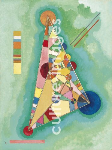 Wassily Wassiljewitsch Kandinsky, Colorful in the triangle