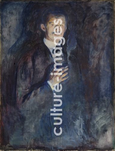 Edvard Munch, Self Portrait with Cigarette