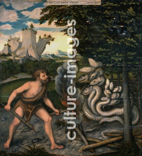 Lucas Cranach der Ältere, Hercules and the Lernaean Hydra (From The Labours of Hercules)