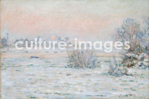 Claude Monet, Winter Sun at Lavacourt