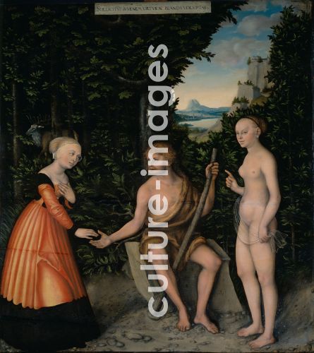 Lucas Cranach der Ältere, The Choice of Heracles (From The Labours of Hercules)