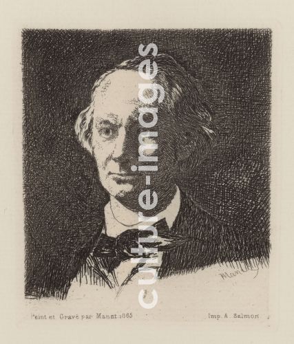 Édouard Manet, Portrait of the poet Charles Baudelaire