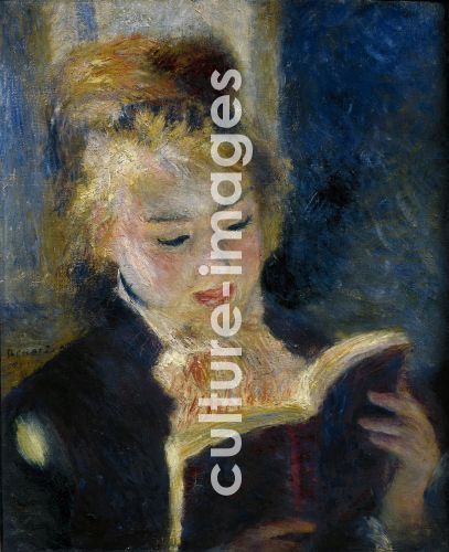 Pierre Auguste Renoir, A girl reading (La liseuse)