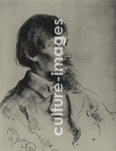 Ilja Jefimowitsch Repin, Portrait of the artist Viktor Vasnetsov (1848-1926)