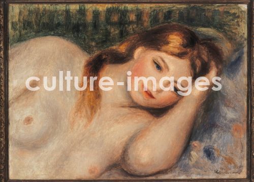 Pierre Auguste Renoir, Nu (Jeune fille couchée en buste)