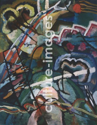 Wassily Wassiljewitsch Kandinsky, Sketch I for Painting with  Border (Entwurf I zum Bild mit weissem Rand)