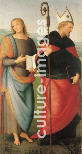 Perugino, Saints John the Evangelist and Augustine