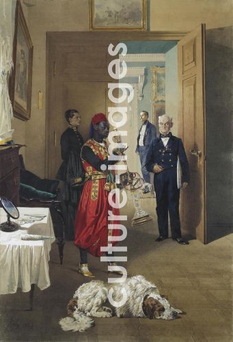 Zichy, Mihály, Foyer of the Great Palace in Tsarskoye Selo