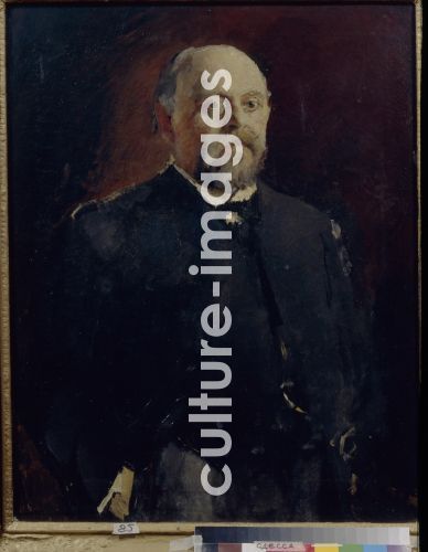 Valentin Alexandrowitsch Serow, Portrait of Savva Mamontov (1841-1918)