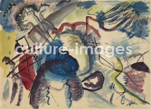 Wassily Wassiljewitsch Kandinsky, Sketch for Painting with  Border (Entwurf zum Bild mit weissem Rand)