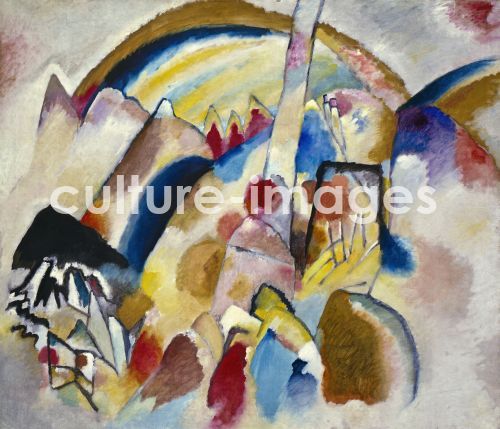 Wassily Wassiljewitsch Kandinsky, Landscape with Red Spots No. 2 (Landschaft mit roten Flecken Nr. 2)