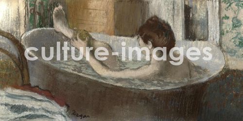 Edgar Degas, Woman in her Bath, Sponging her Leg