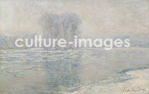 Claude Monet, Ice,  effect (Glaçons, effet blanc)