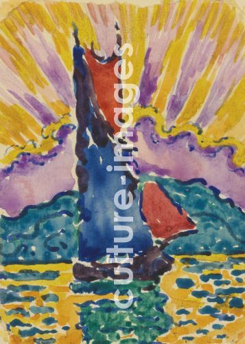 Paul Signac, Sunset (L