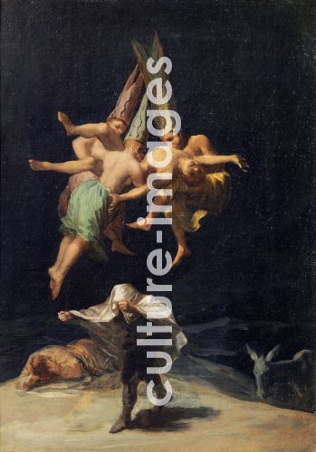 Francisco Goya, Witches in Flight (Vuelo de Brujas)