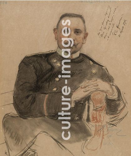 Ilja Jefimowitsch Repin, Portrait of Stepan Petrovich Krachkovsky (1866 1913)