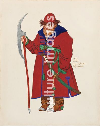 Iwan Jakowlewitsch Bilibin, Costume design for the opera The Tale of Tsar Saltan by N. Rimsky-Korsakov